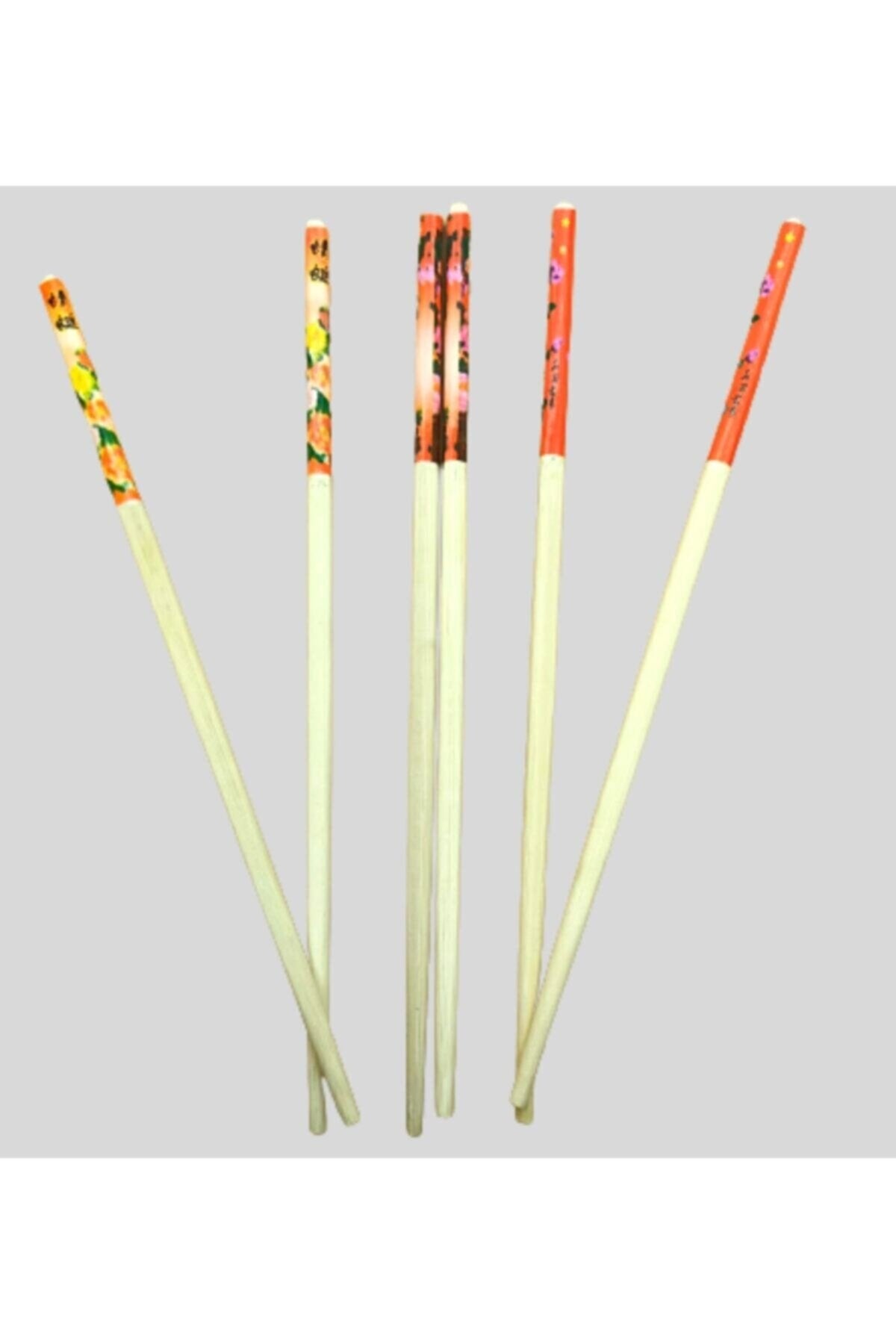 Bambu Chopstick Çubuk Yemek Çubuğu Yıkanabilir Tekrar Kullanılabilir (10 Çift- 20 Adet ) (4989)