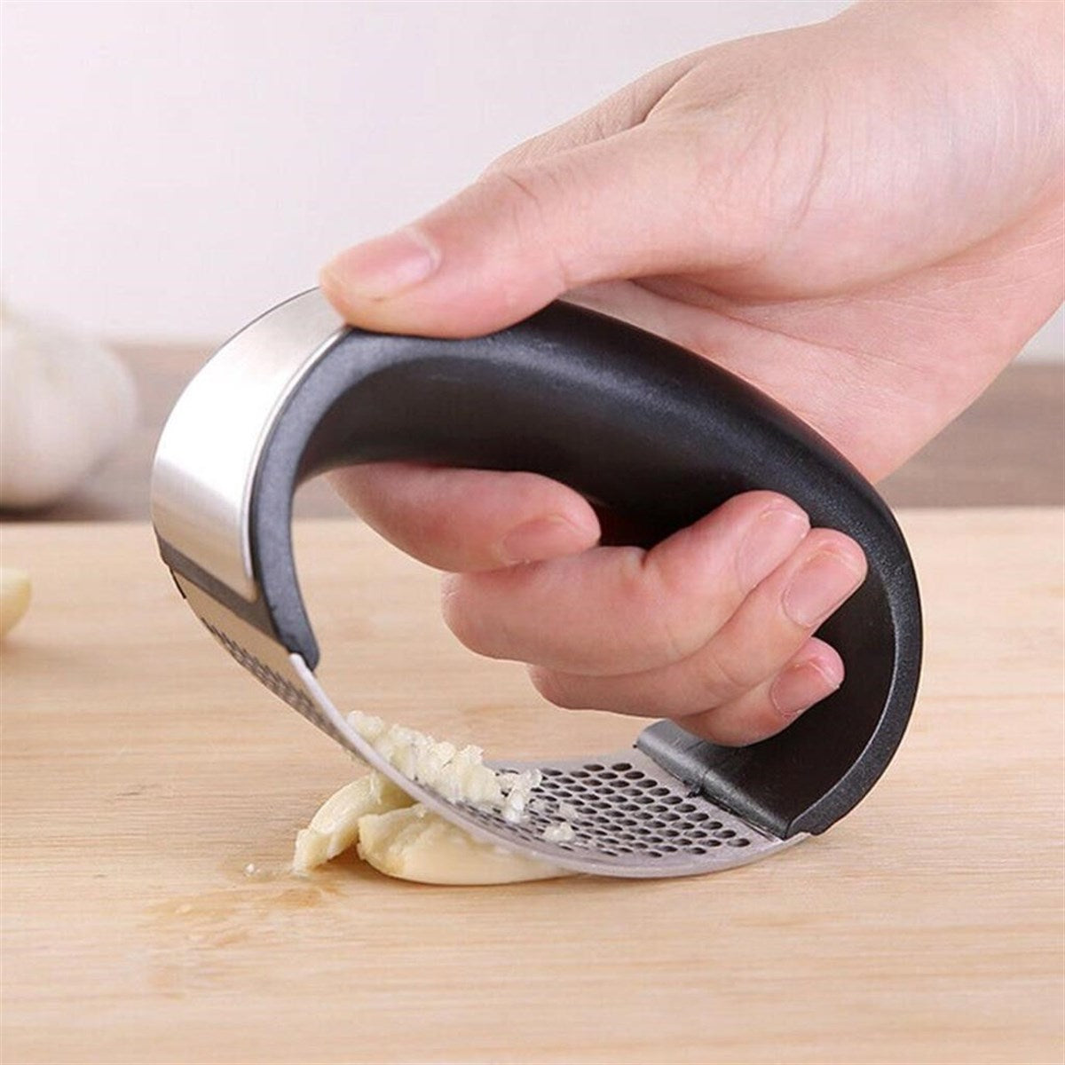 Yeni Sarımsak Ezici Paslanmaz Çelik Garlic Press (4989)