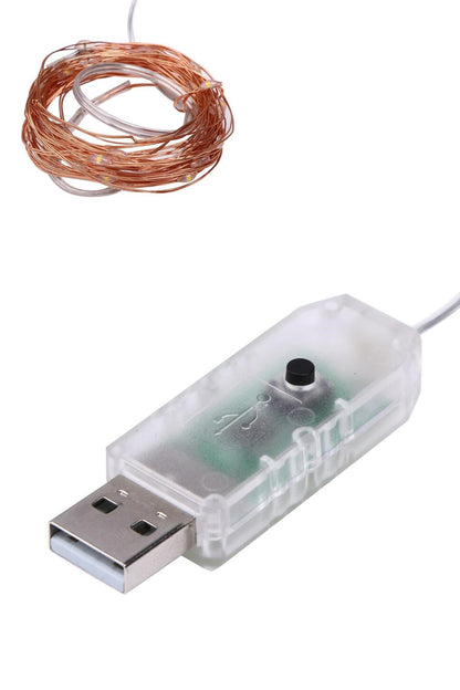 Yılbaşı ve Özel Konsept Dekorasyon 5 Mt USB Bağlantılı Led Işık (4989)