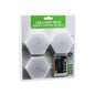 3PCS - ALTIGEN - RGB   KUMANDALI - PİLLİ - DOKUNMATİK  LAMBA SETİ  6 LED (4989)