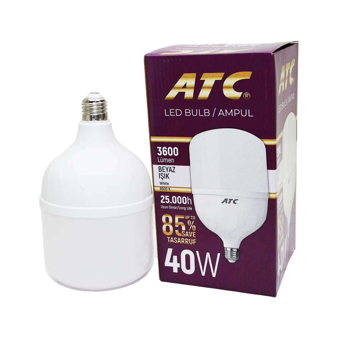 40W TORCH LED BULB AMPUL BEYAZ E27 (4989)