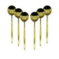 6 PCS GOLD YEMEK KAŞIK SETİ (4989)