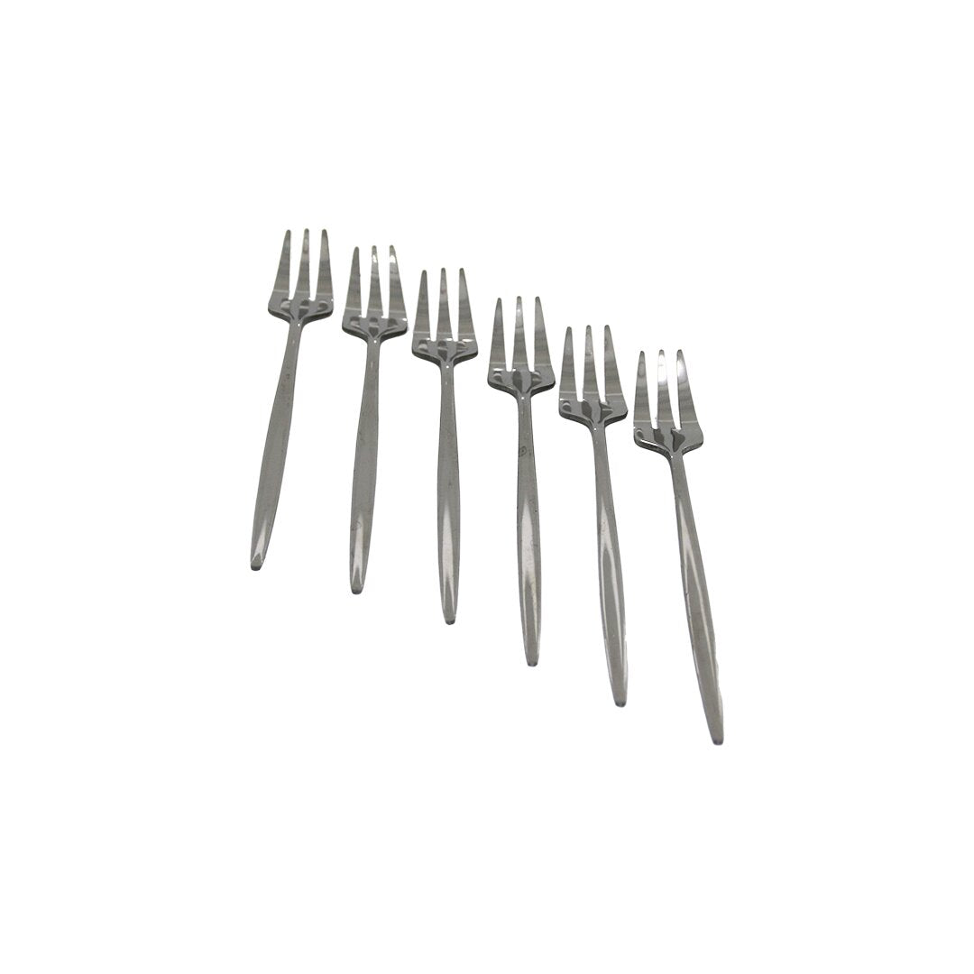 6PCS METAL TATLI ÇATAL (4989)