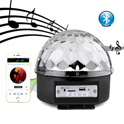 Bluetooth Sd Aux Usb Led Disko Lamba Topu Speaker (4989)