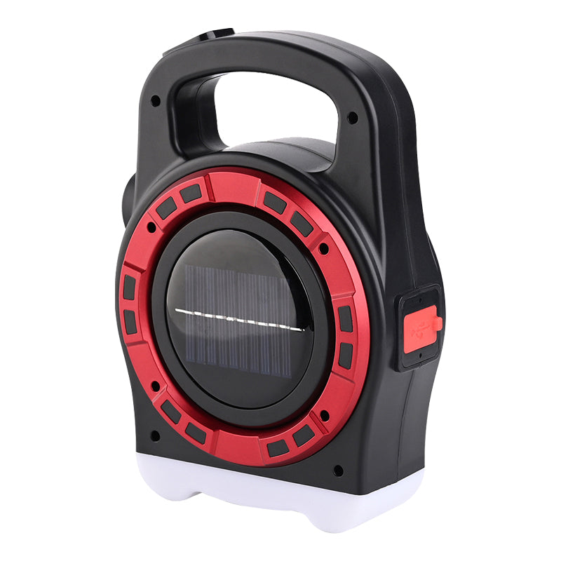 HB-6678C COB LEDLİ 20 WATT 3 KADEMELİ ŞARJ EDİLEBİLİR USB ÇIKIŞLI SOLAR LAMBA (4989)