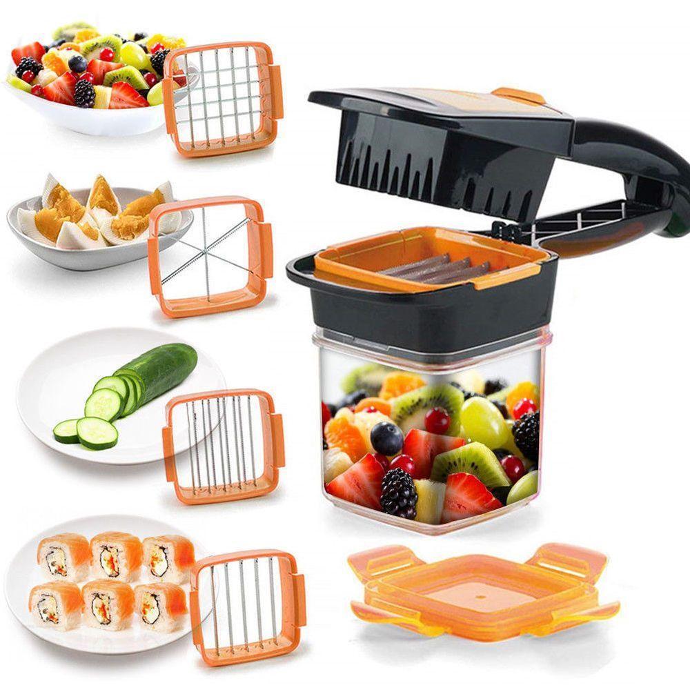 Nicer Dicer Quick 5 In 1 Pratik Hazneli Sebze Meyve Doğrayıcı Dilimleme Aleti (4989)